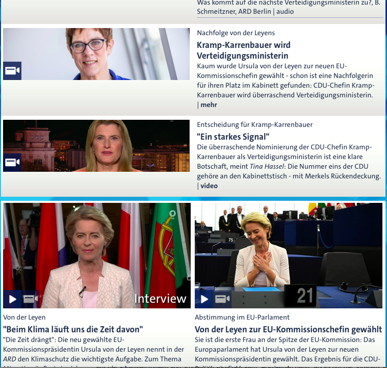 Diese Beiträge gab es aber längst. Großenteils mit Kommentaren.